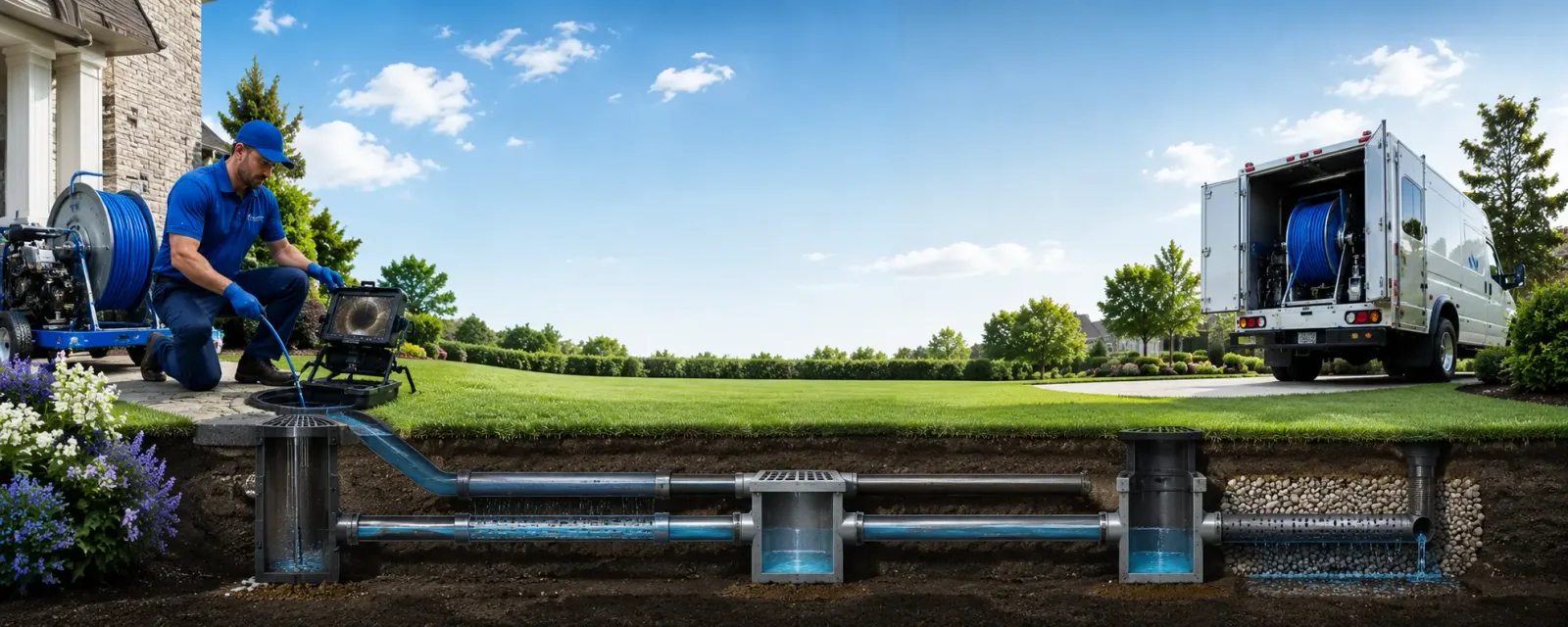 Outdoor drain cleaning information for Piercefield, NY